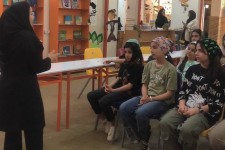 فعالیت فرهنگی در کانون پرورش فکری مرکز یک صحنه