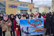 حضور پرشور مردم صحنه در یوم الله ۱۳ آبان