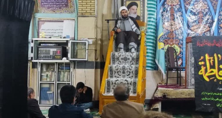 برپایی دومین شب از مراسمات دهه اول فاطمیه در مسجد جامع صحنه