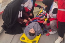 مانور زلزله و ایمنی در مدارس صحنه