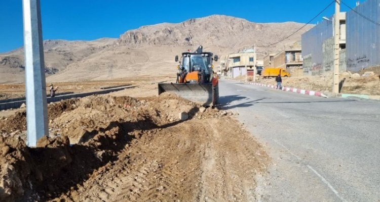 ‍ ‍پاکسازی روزانه معابر در صحنه