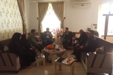 دیدار با آزاده و جانباز سرافراز در صحنه