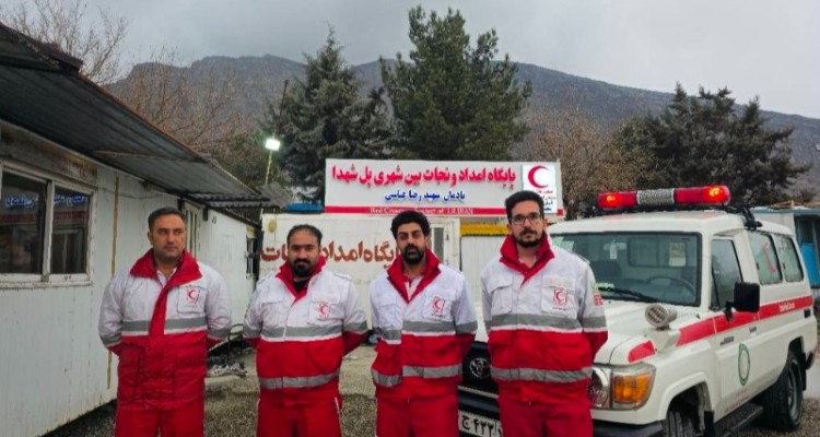 آماده‌باش نیروهای امدادی پایگاه امداد و نجات پل شهدا – شهرستان صحنه