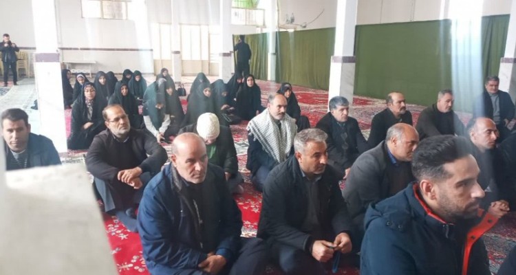 مراسم بزرگداشت شهدای مقاومت در بخش دینور برگزار شد