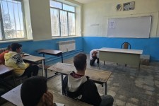 آموزش پناه‌گیری و پدافند غیرعامل برای دانش‌آموزان مدارس صحنه برگزار شد