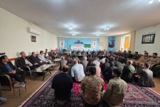 دیدار بسیجیان با امام جمعه صحنه به مناسبت هفته بسیج