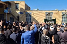 مراسم عزاداری شهادت حضرت زهرا(س) در صحنه