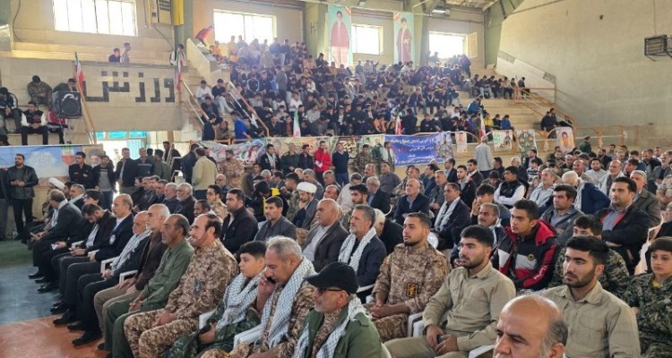 اجتماع بزرگ بسیجیان شهرستان صحنه