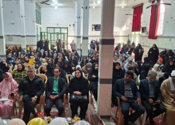 مراسم باشکوه ولادت حضرت فاطمه زهرا (س) در صحنه برگزار شد