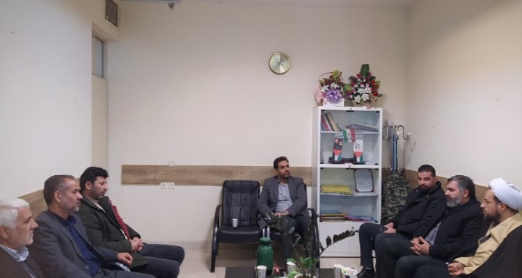 دیدار مسئولان شورای هماهنگی تبلیغات اسلامی استان و شهرستان صحنه با رئیس بسیج ادارات و کارمندان صحنه