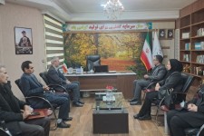 دیدار معاون بهداشت دانشگاه علوم پزشکی کرمانشاه با فرماندار شهرستان صحنه