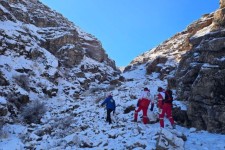 عملیات جستجو و نجات ۶ کوهنورد مفقودی در کوه هجر شهرستان صحنه   