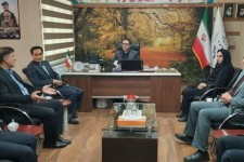 دیدار رئیس جدید آموزش و پرورش صحنه با فرماندار   