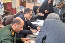 برپایی میز خدمت به مناسبت دهه فجر