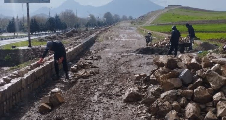 پروژه‌های عمرانی شهرداری صحنه با عزمی راسخ و بدون وقفه در حال اجرا است   