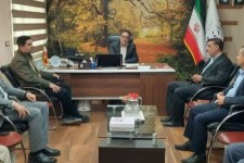دیدار رئیس آموزش و پرورش صحنه با فرماندار شهرستان   