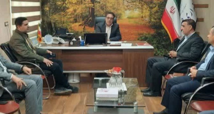 دیدار رئیس آموزش و پرورش صحنه با فرماندار شهرستان   