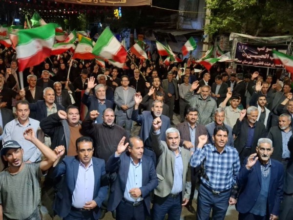 پنجاه و هفت شب میدان داری مردم شهرستان صحنه