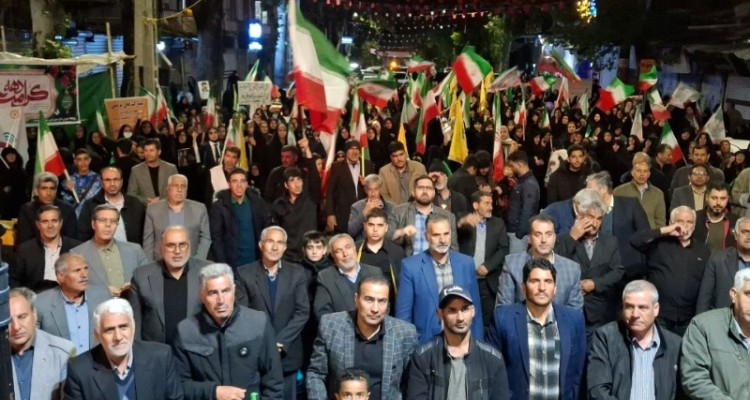 تصاویری از پنجاه و هشتمین تجمع مردم ولایتمدار و بصیر شهرستان صحنه