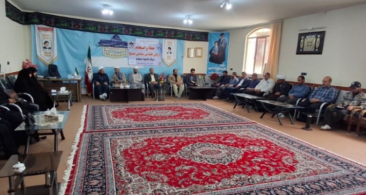 دیدار با امام جمعه صحنه به مناسبت هفته عقیدتی سیاسی   