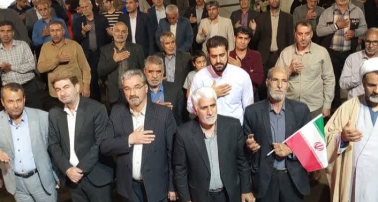 موج ۸۲ حضور مردم شهرستان صحنه