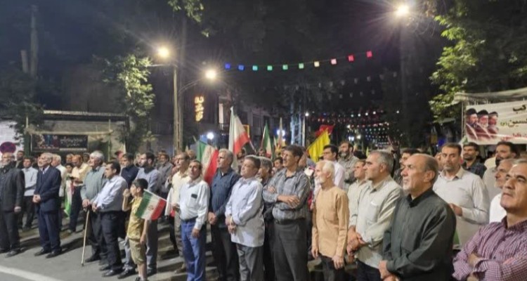صد و پنجمین شب میدان داری مردم ولایت مدار شهرستان صحنه