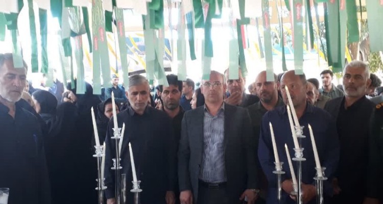 برگزاری اولین سالگرد شهید سید مجید نجفی از شهدای جنگ ۱۲ روزه