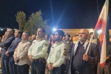 مراسم «یاوران ایران؛ هم‌پیمان غدیر» در جوار مزار شهدای گمنام دینور برگزار شد.