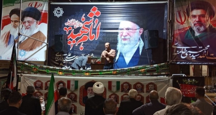 شب صدو بیست و یکم حماسه حضور مردم ولایتمدار شهرستان صحنه