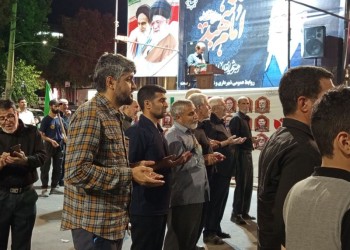 صدو سی و سومین شب اجتماع مردمی انقلابی و ولایت‌مدار مدار شهرستان صحنه