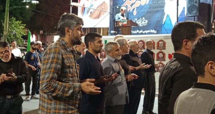 صدو سی و سومین شب اجتماع مردمی انقلابی و ولایت‌مدار مدار شهرستان صحنه