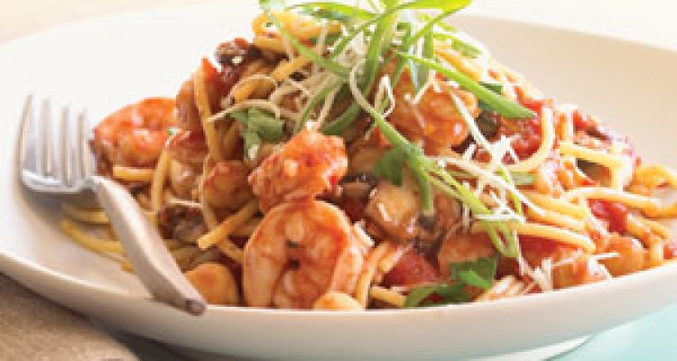  طرز تهیه پاستای میگو 