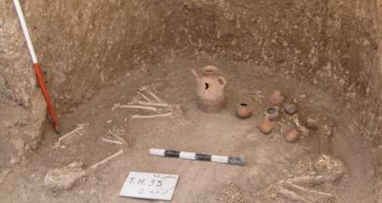 کشف گورستان دوره اشکانی در وستمین کیاسر