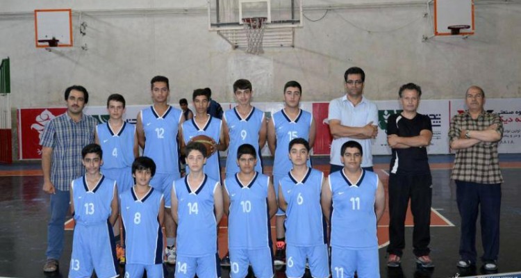 تیم بسکتبال نونهالان شهرستان صحنه مقام دوم مسابقات انتخابی کشور را بدست آورد + تصویر