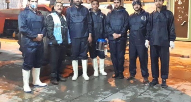 گروه‌های جهادی در صف مبارزه با کرونا در صحنه 