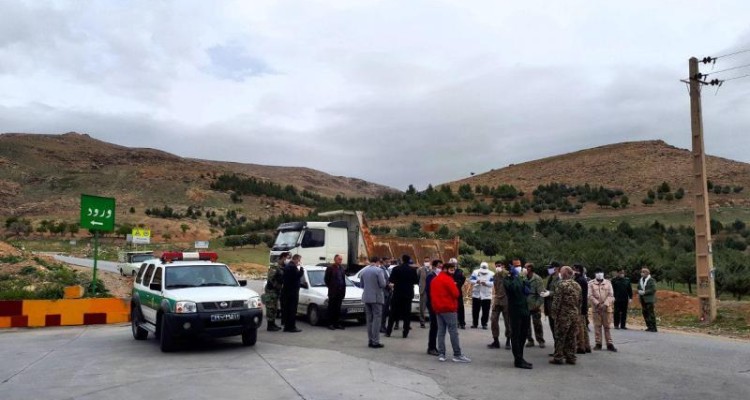 ورودی و خروحی های شهر صحنه در 13 فروردین بسته شد 