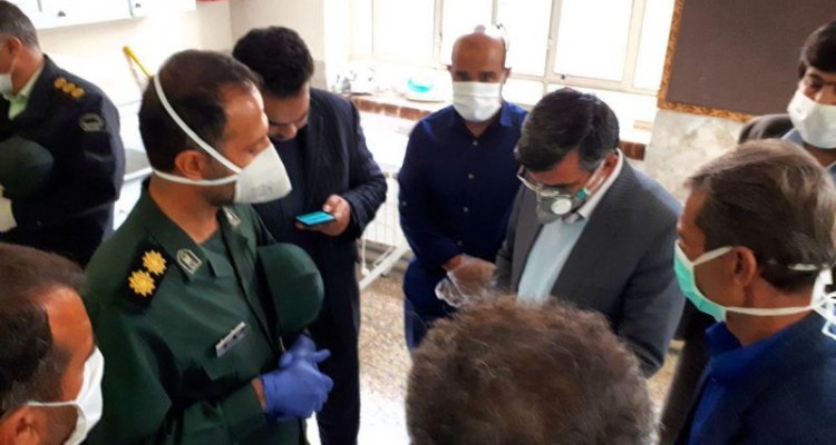 دومین کارگاه تولید ماسک در شهرستان صحنه افتتاح شد + تصویر