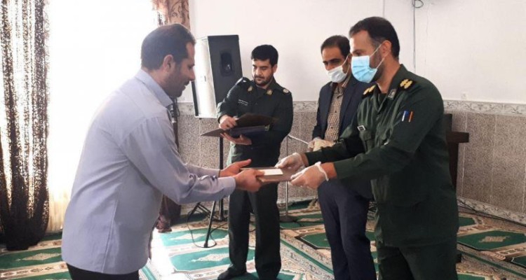 مراسم تجلیل از فعالان گروه های جهادی بسیج در صحنه برگزار شد + تصویر