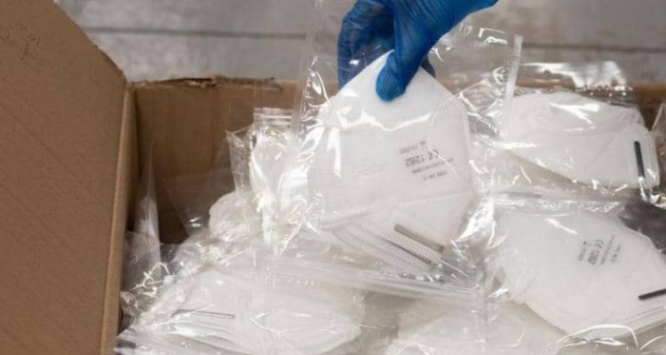 کشف 42 هزار عدد ماسک قاچاق در قصرشیرین