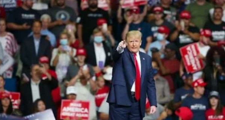ترامپ دومین گردهمایی انتخاباتی خود را در نیوهمپشایر برگزار می کند