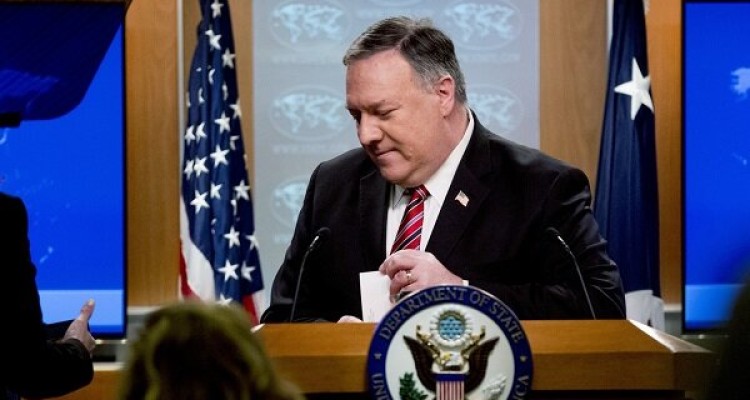 پمپئو علیه برنامه راهبردی ایران-چین توئیت زد