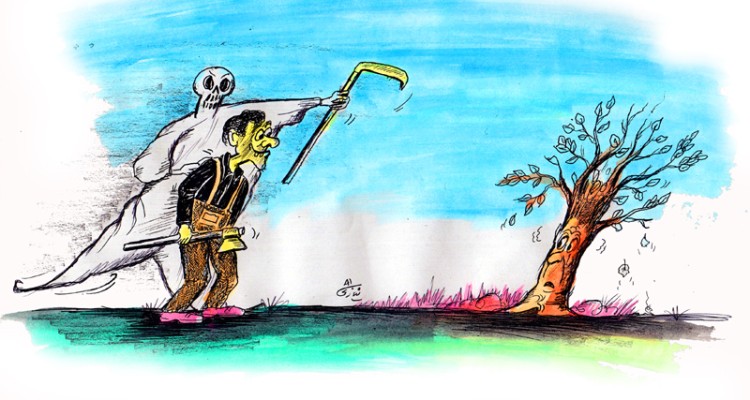 	انسان ها برای تأمین نیازهای زندگی جنگل را مورد تعرض قرار داده اند 