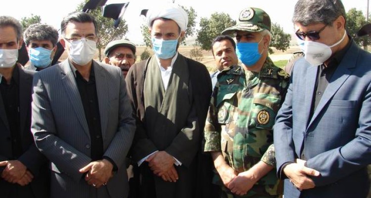 میدان شهدای خلبان  شهر صحنه با حضور مسئولین استانی و شهرستانی افتتاح شد