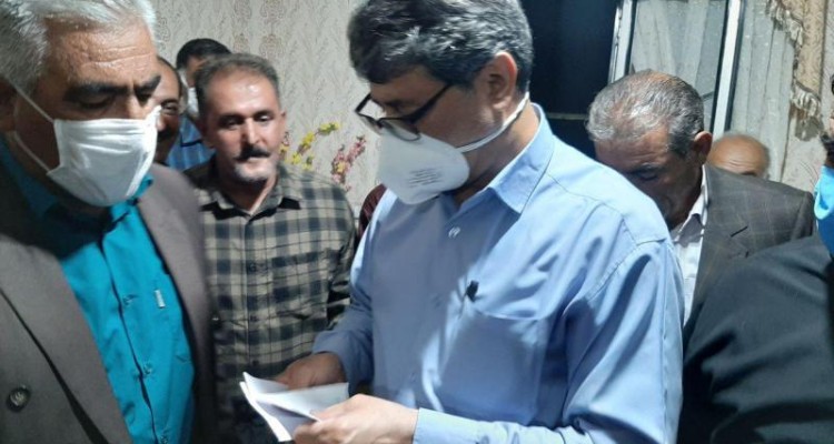 نماینده مردم شهرستان صحنه از بخش دینور بازدید کرد