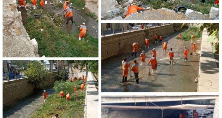 لایه روبی 3 کیلومتر ازمسیر رودخانه دربند انجام شد