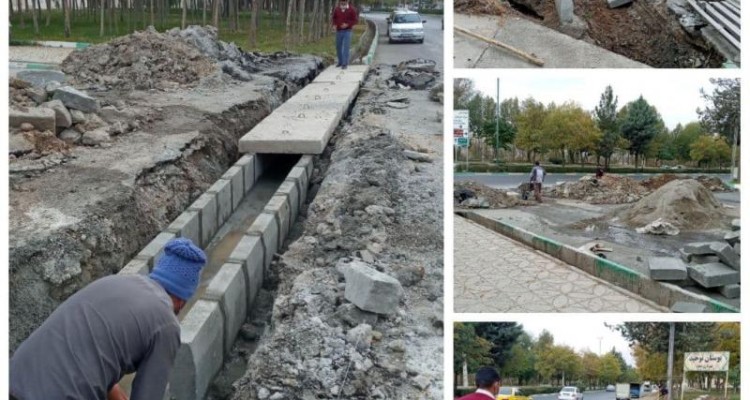 کلیه کانال های دفع آب های سطحی صحنه ساماندهی می شوند