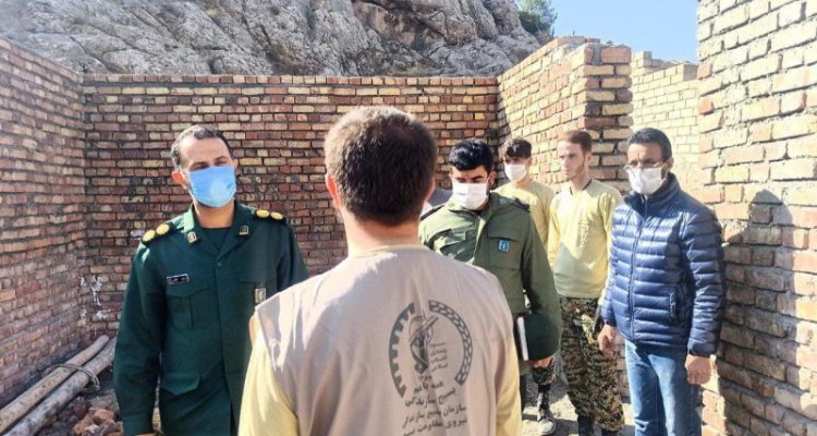 بازدید از گروه های جهادی سپاه صحنه انجام شد