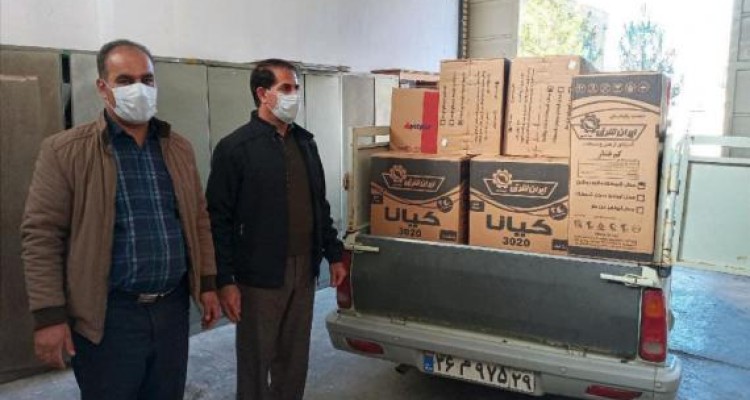 	توزیع ۲۲ دستگاه بخاری گازی وآبگرمکن بین مددجویان صحنه 