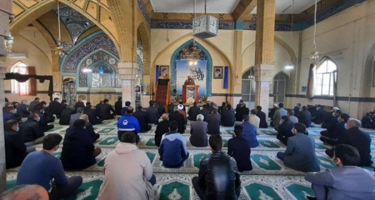 نماز عبادی سیاسی جمعه این هفته شهرستان صحنه اقامه شد