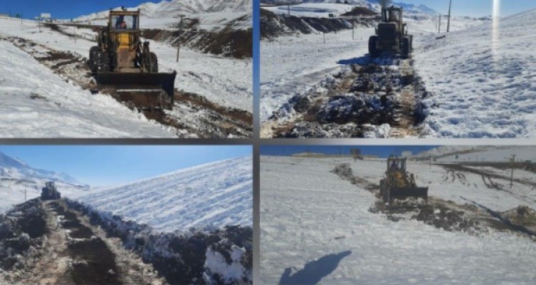  محل تجمع و ازدحام در تپه برفی سریاس شهرستان پاوه تخریب شد